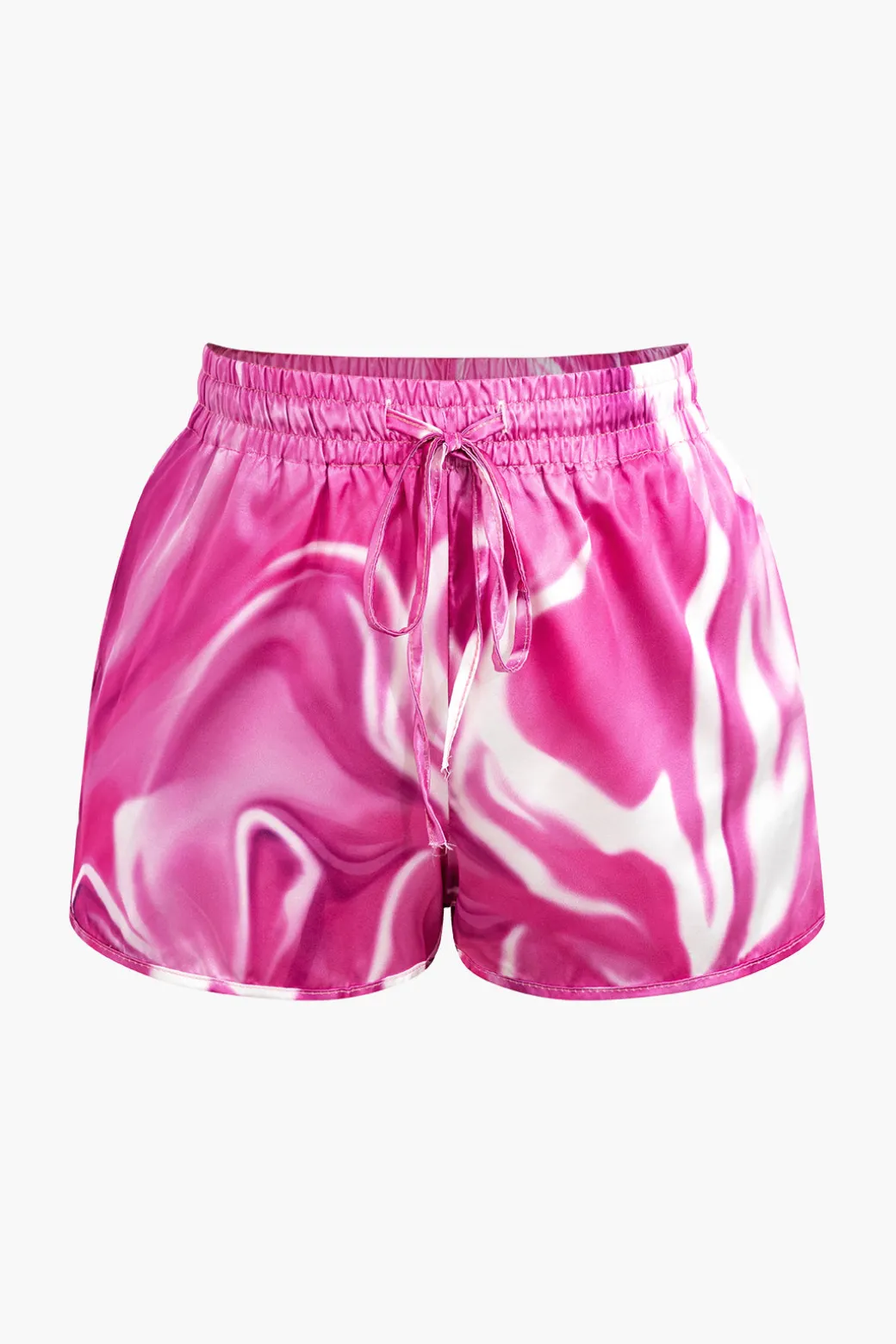 Discount Abstract Print Short Sleeve Shirt And Shorts Set Short Sets