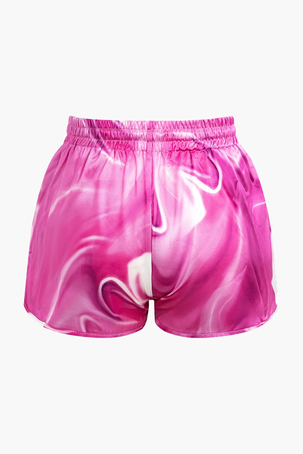 Discount Abstract Print Short Sleeve Shirt And Shorts Set Short Sets