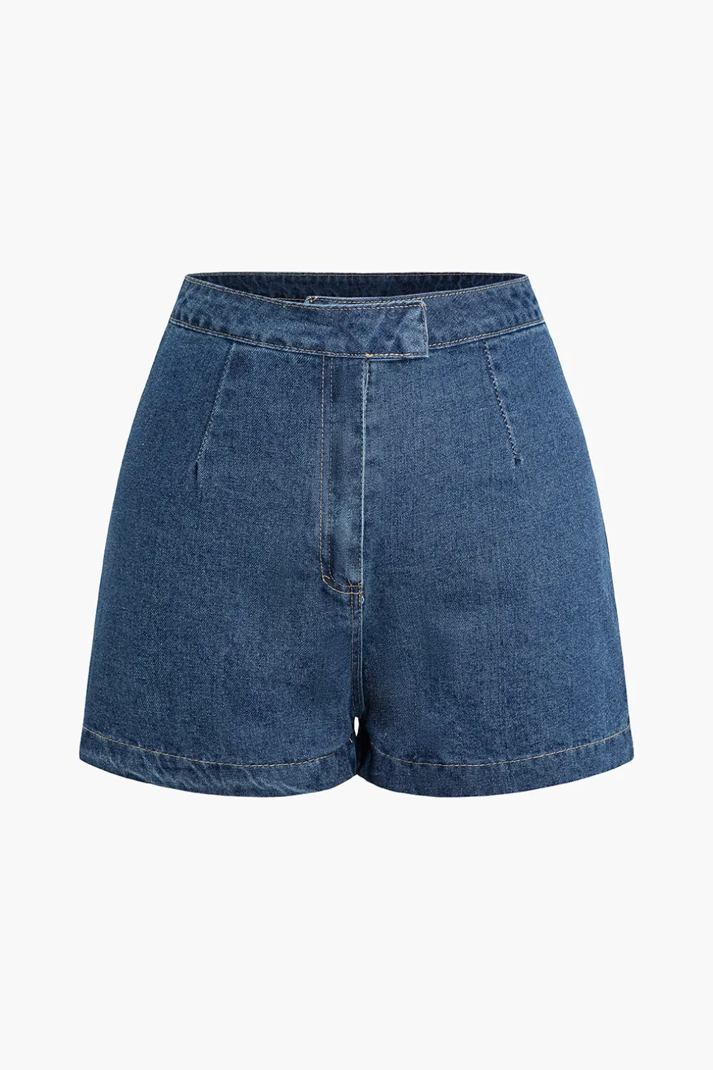 Cheap Basic High Waist Denim Shorts Shorts