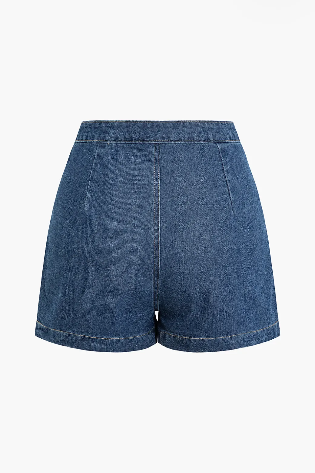 Cheap Basic High Waist Denim Shorts Shorts