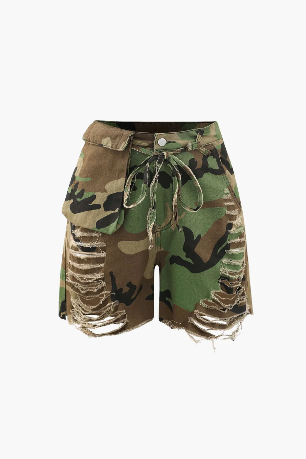 Best Camo Destroyed Cargo Shorts Cargo Pants | Shorts