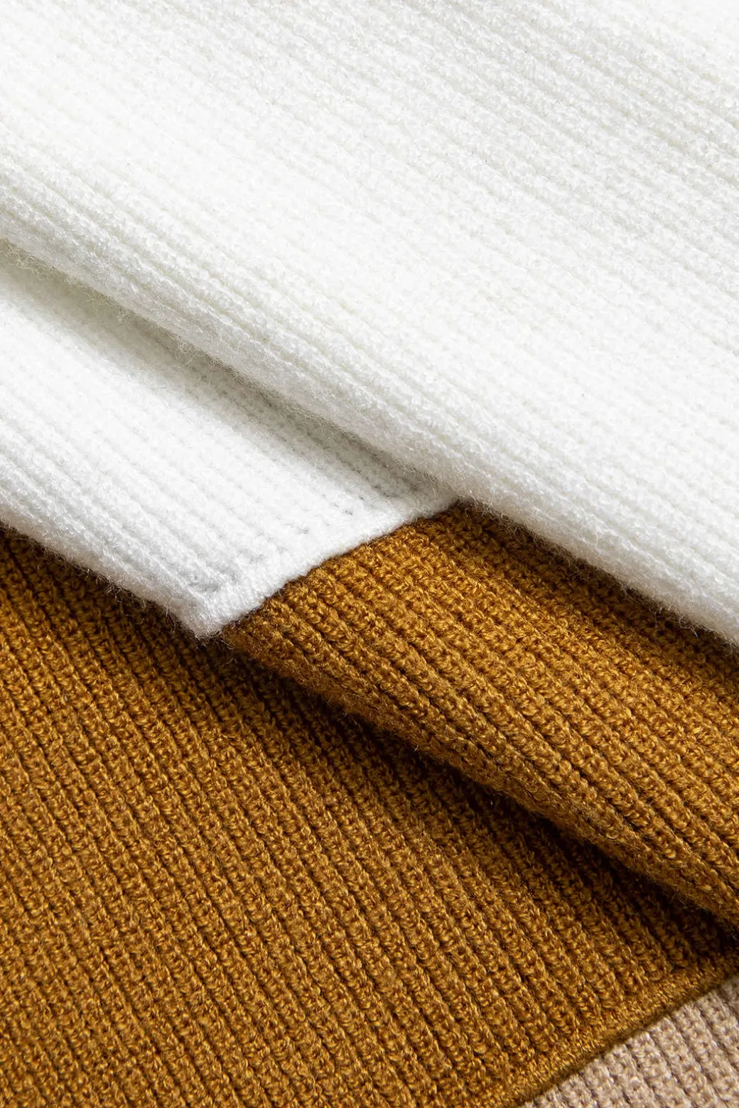 Clearance Color Block Knit Mini Skirt Skirts