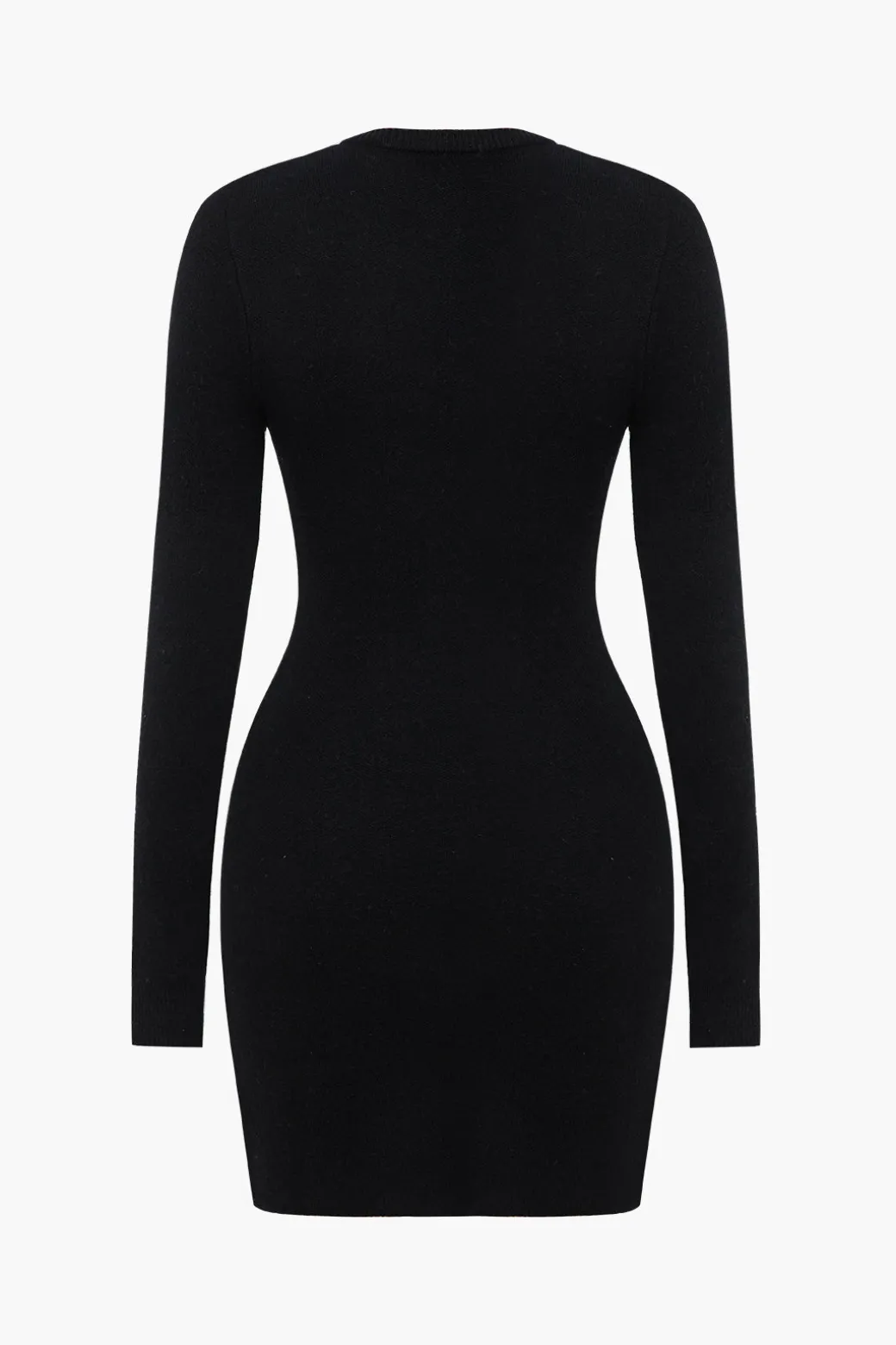 Best Contrast Sweater Dress Long Sleeve Dresses | Knitwear