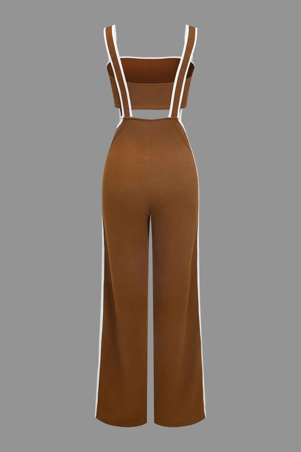 Online Contrast Trim Tube Top And Trouser Set Pant Sets | Vacation Sets