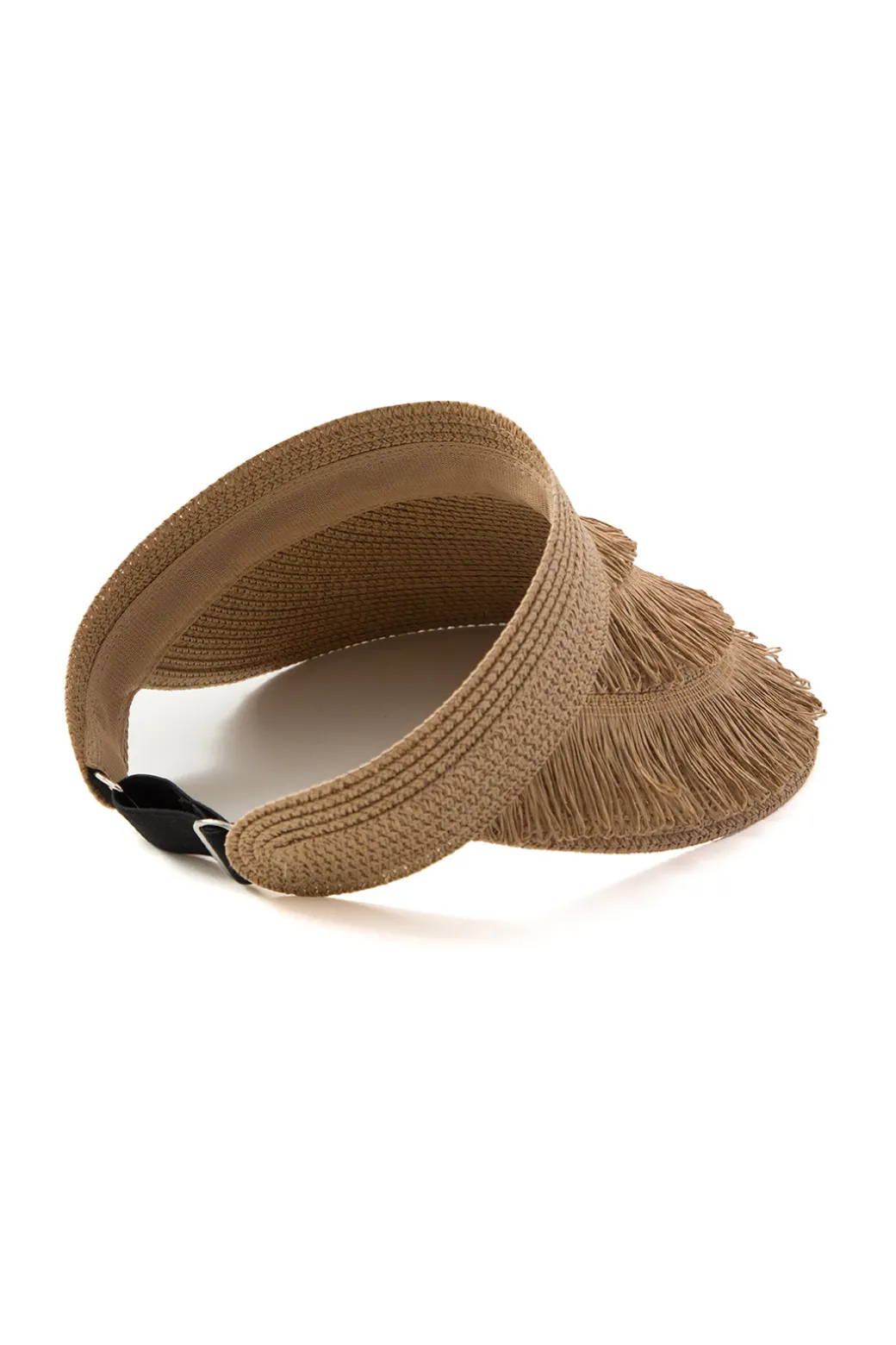 Best Sale Fringe Brim Straw Visor Hat Accessories