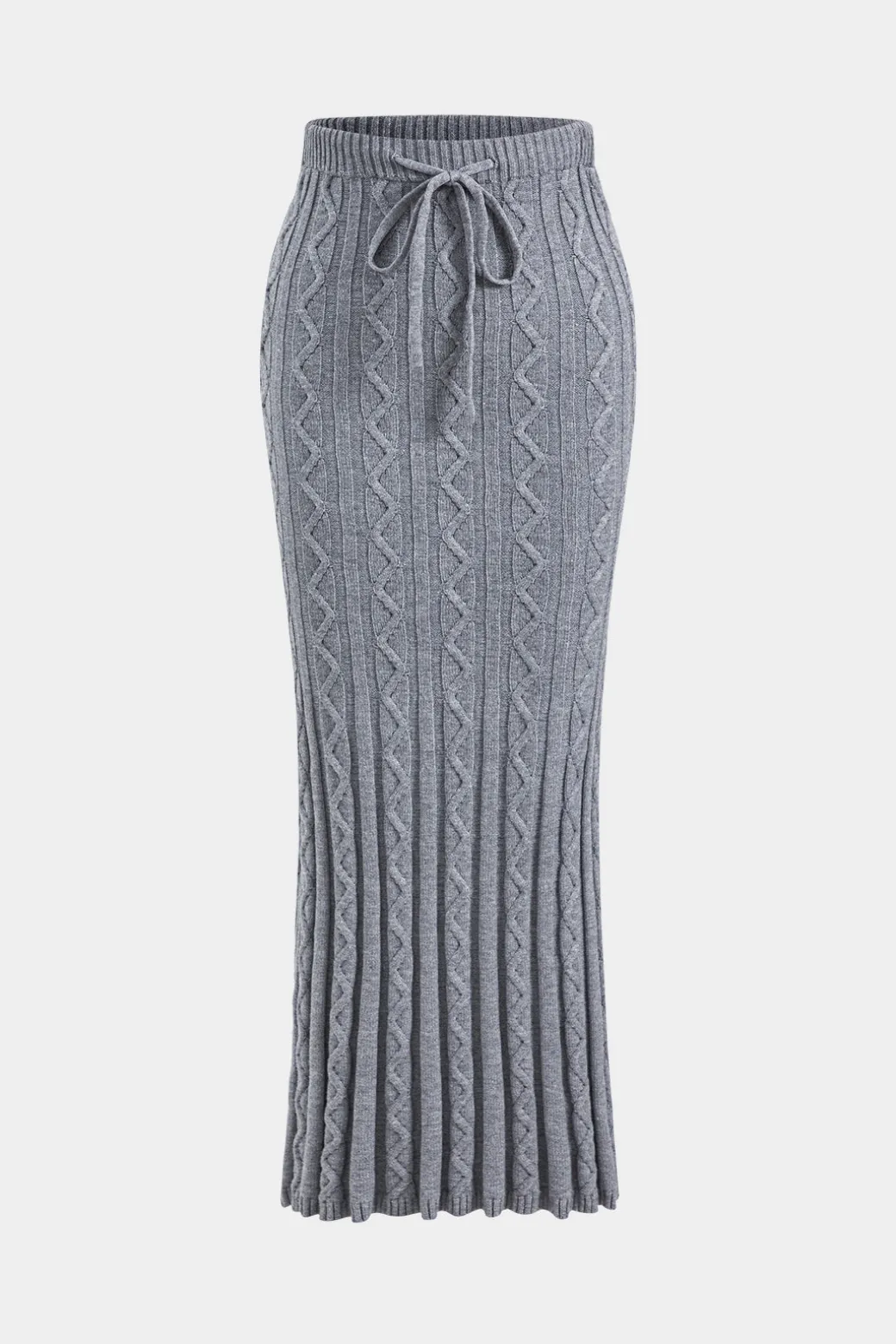 Store Knit Drawstring Tie-Up Skirt Knitwear | Knit Bottoms