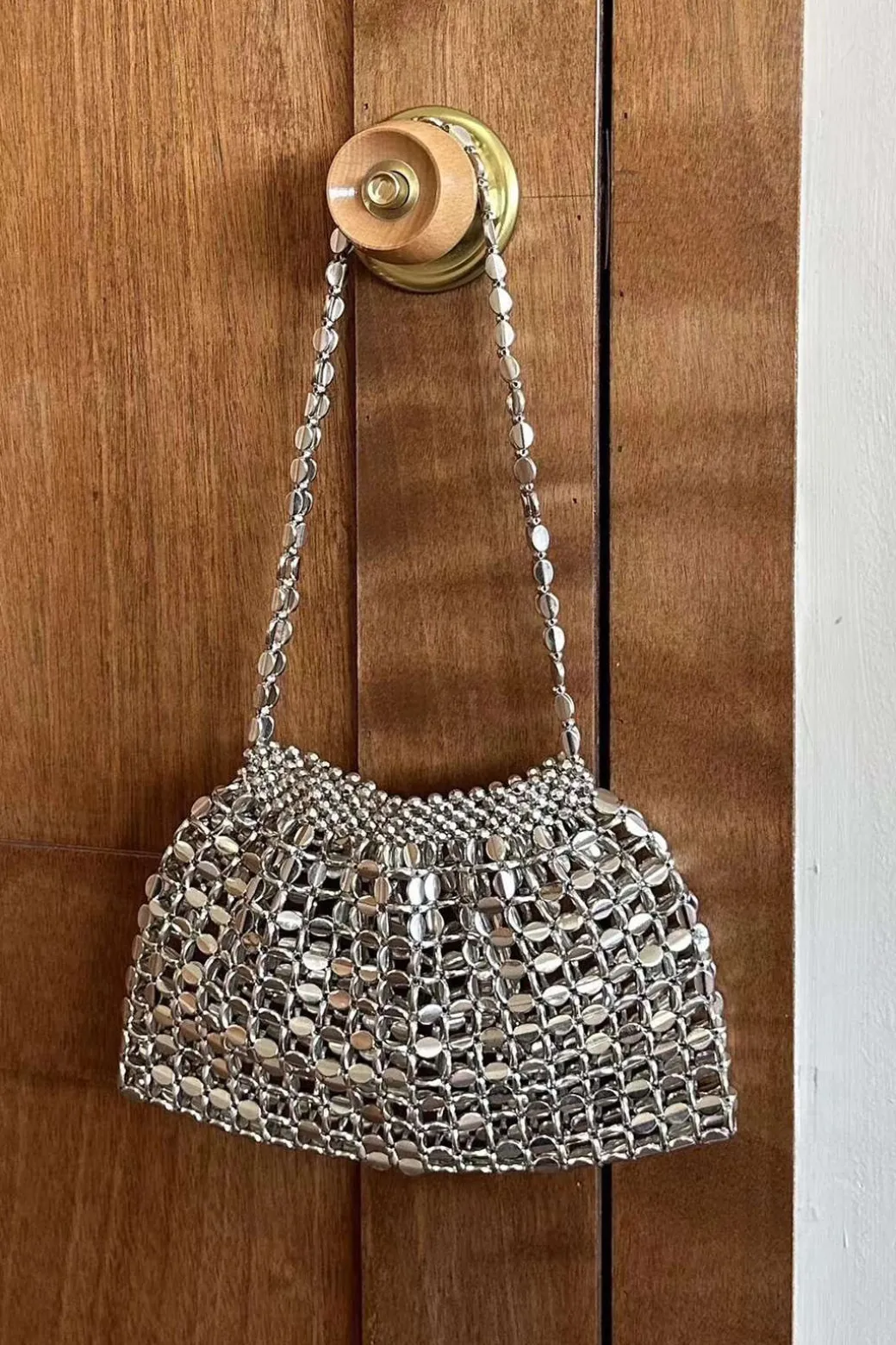 Best Metal Beaded Retro Shoulder Bag Bags | Accessories