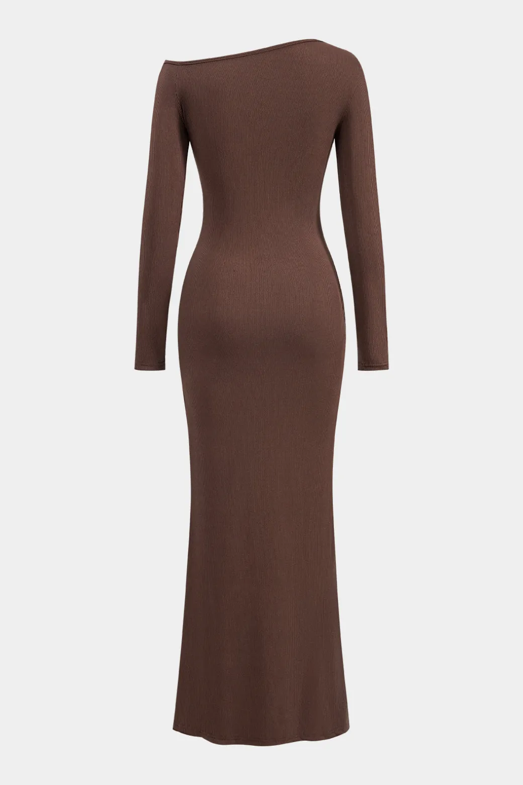 Outlet Metallic Beaded Cut Out Asymmetry Neck Long Sleeve Maxi Dress Long Sleeve Dresses | Maxi Dresses