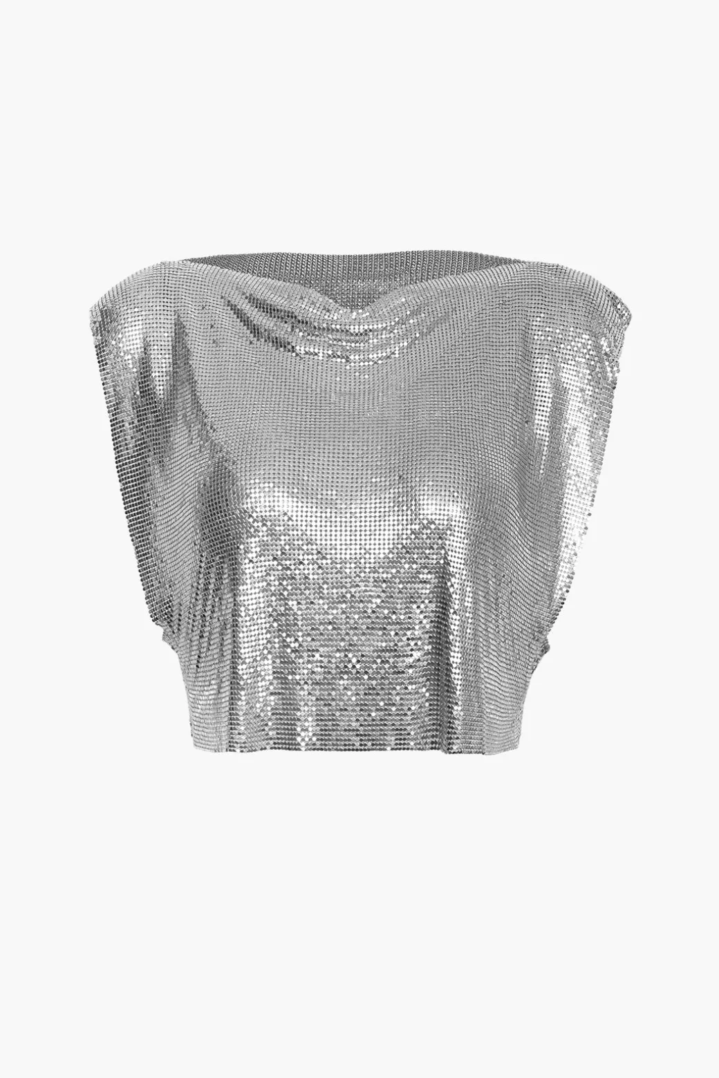 Cheap Metallic Glitter Tank Top Tank Tops & Cami