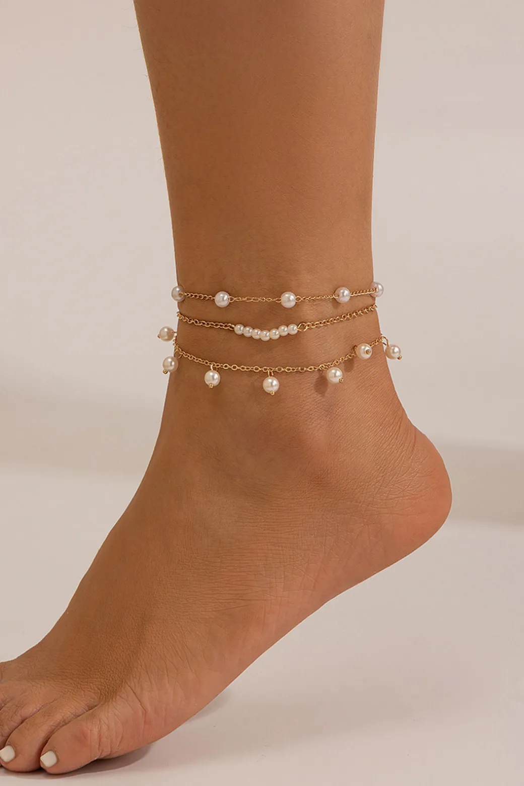 Sale Pearl Chain Anklet Accessories