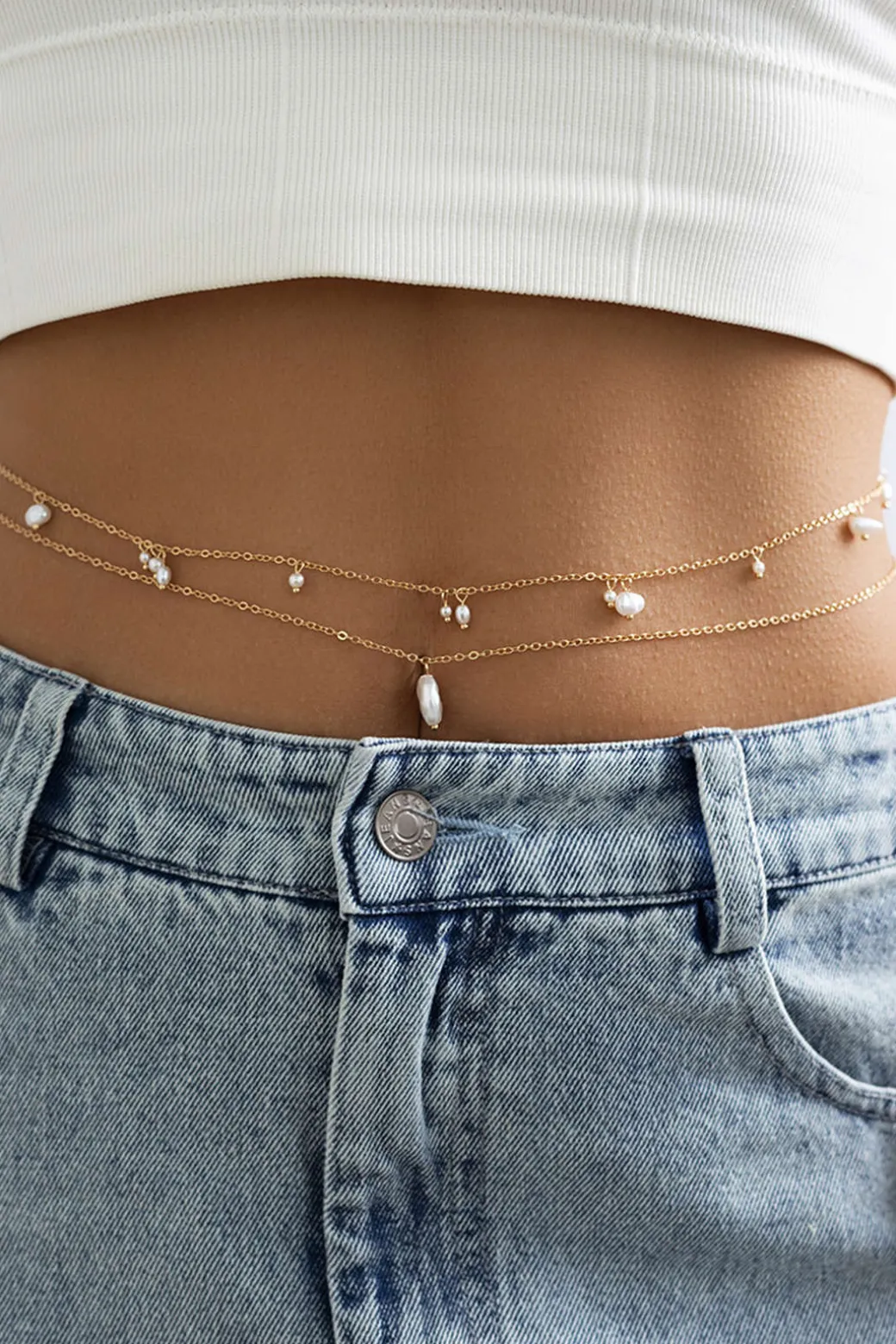 Sale Pearl Pendant Waist Chain Accessories