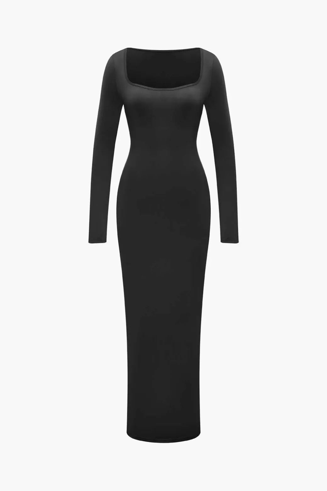 Online Square Neck Long Sleeve Maxi Dress Long Sleeve Dresses | Maxi Dresses