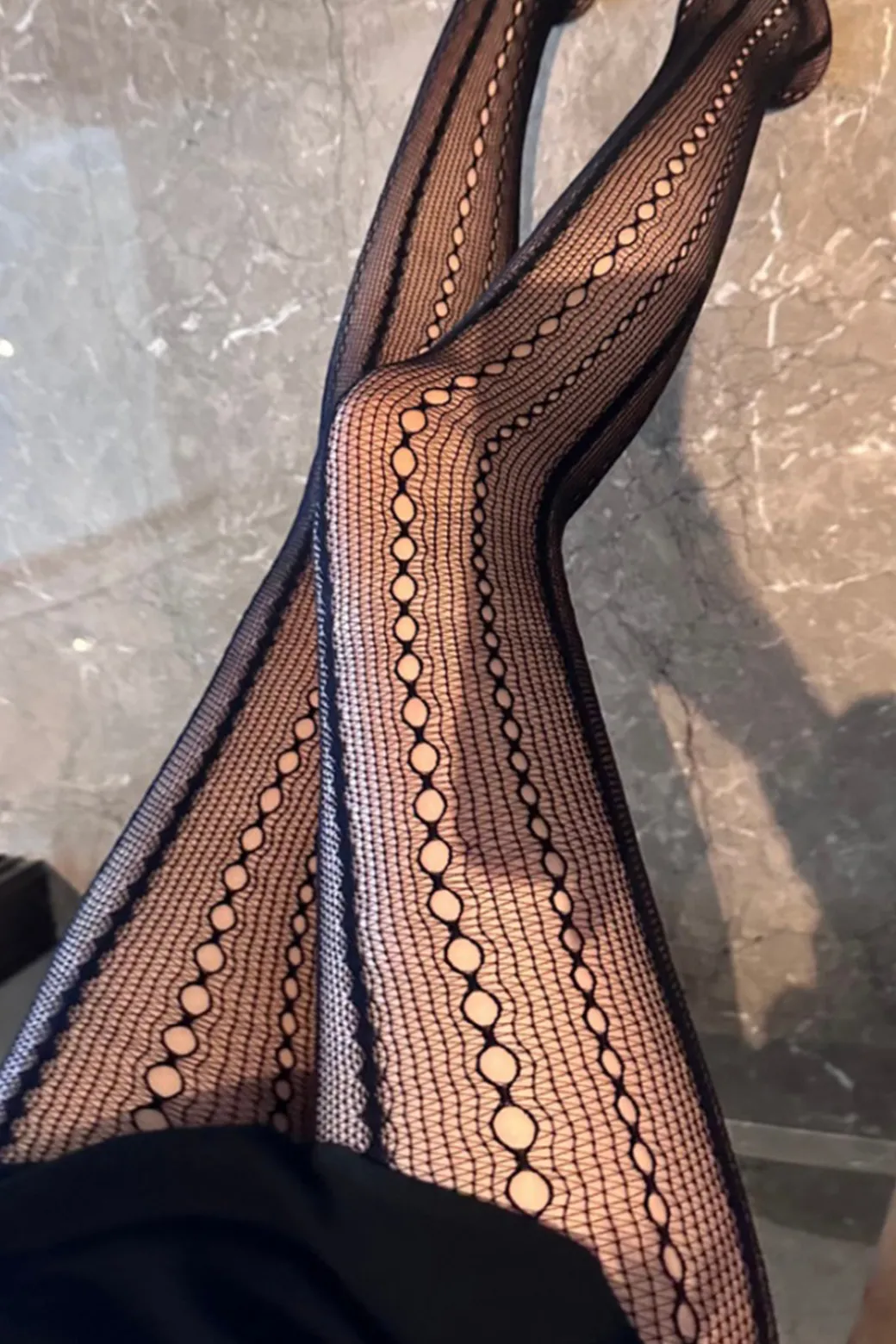 Best Vertical Stripes Fishnet Tights Tights | Accessories